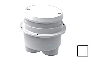 AquaStar Junction Box with Round Lid | White | JBR101