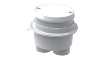 AquaStar Junction Box with Round Lid | White | JBR101