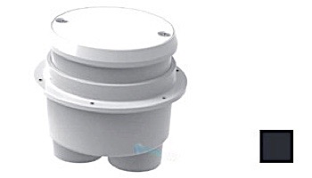 AquaStar Junction Box with Round Lid | Dark Gray | JBR105