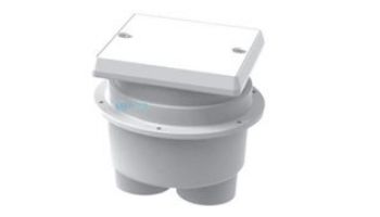 AquaStar Junction Box with Square Lid | White | JBS101