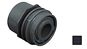 AquaStar Choice Flush Mount Return/Water Barrier with 1.5" Socket With Slotted Orifice | Black | JE3102D