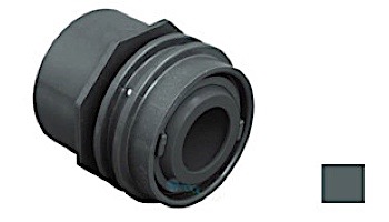 AquaStar Choice Flush Mount Return/Water Barrier with 1.5" Socket With Slotted Orifice | Dark Gray | JE3105D