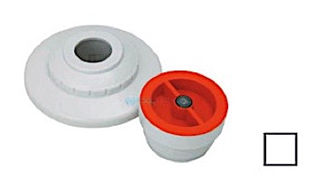 AquaStar 1/2" Extender with 3 pc Decorative Cover and Plaster Cap with 1/2" Orifice | White | MP101C