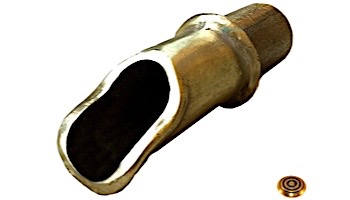 Water Scuppers and Bowls Arc II Scupper Spout | French Gold | WSBAS03132