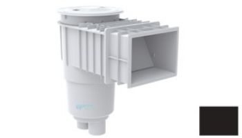 AquaStar Flow Star Standard Skimmer with Flush Face 4" Extension, Float Assembly, Basket, Lid and Collar | White | SKR14101