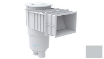 AquaStar Flow Star Standard Skimmer with Flush Face 4_quot; Extension, Float Assembly, Basket, Lid and Collar | Light Gray | SKR14103