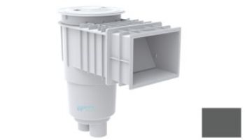 AquaStar Flow Star Standard Skimmer with Flush Face 4" Extension, Float Assembly, Basket, Lid and Collar | White | SKR14101