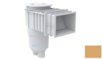 AquaStar Flow Star Standard Skimmer with Flush Face 4" Extension, Float Assembly, Basket, Lid and Collar | White | SKR14101