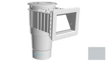 AquaStar Flow Star Skimmer with 5" Deep Throat, Float Assembly, Basket, Lid and Adjustable Collar for Fiberglass with 6" Socket Sump | White | SKRFL12101F