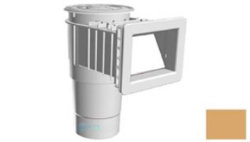 AquaStar Flow Star Skimmer with 5" Deep Throat, Float Assembly, Basket, Lid and Adjustable Collar for Fiberglass with 6" Socket Sump | White | SKRFL12101F