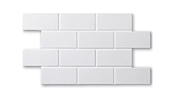 Cepac Tile Contour Flat Series | Glossy White | CON-1F