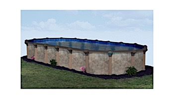 CaliMar® Coronado 18' x 33' Oval Above Ground Pool | Basic Package 54" Wall | 167972