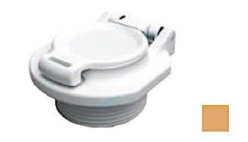 AquaStar Safety Vacuum Lock Wall Fitting 2" | Tan | VLK20T08