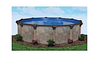 Laguna 18' Round Above Ground Pool | Ultimate Package 52" Wall | 168081