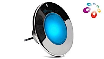 J&J Electronics ColorSplash XG Series Color LED Pool Light | 120V 30' Cord | LPL-F2C-120-30-P