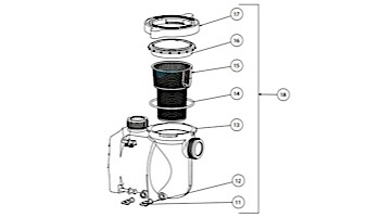 Pentair SuperFlo Volute Kit | Almond | 353010