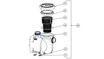 Pentair SuperFlo Volute Kit | Almond | 353010
