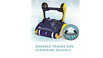 Maytronics Dolphin H 50 Commercial Class Inground Robotic Pool Cleaner with Caddy | 99996373-H50