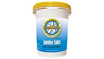 ClearView 3" Jumbo Scent-Trific Individually Labeled Wrapped Chlorine Tabs | 40 LB | CVTLCR080