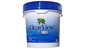 ClearView 1" Tablets Slow Dissolving Chlorine Tabs | 50 LB | CVTS050