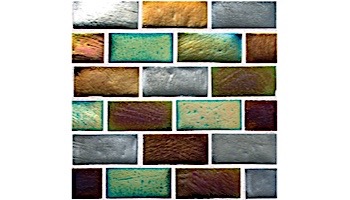 National Pool Tile Spectra 7/8 x 1 7/8 Glass | Harlequin |  OCN-HARLEQUIN1X2