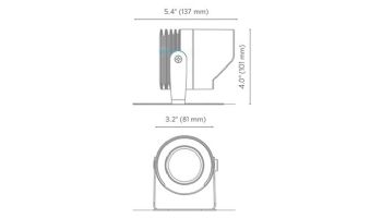 FX Luminaire Under Water Light Fixture Zone Dimming with Color | 30' Cord | LL-ZDC-BS