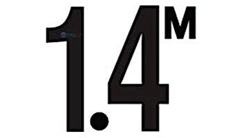 Depth Marker 4" Smooth Metric | 1.4M | DM41-519