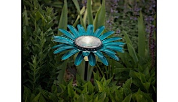 Desert Steel Daisy Solar Garden Light | Teal | 409-305