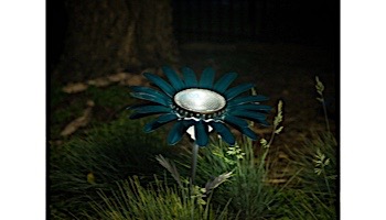 Desert Steel Daisy Solar Garden Light | Teal | 409-305