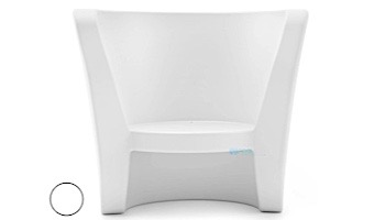 Ledge Lounger Affinity Collection Outdoor Chair | White | LL-AF-CR-W