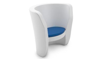 Ledge Lounger Affinity Collection Outdoor Chair | Frost | LL-AF-CR-FS