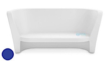 Ledge Lounger Affinity Collection Outdoor Loveseat | White | LL-AF-LS-W