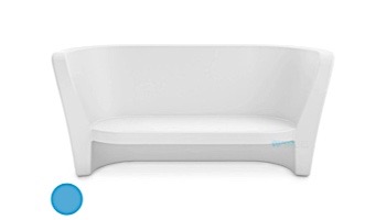 Ledge Lounger Affinity Collection Outdoor Loveseat | Light Blue | LL-AF-LS-LB