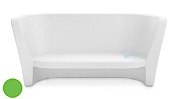 Ledge Lounger Affinity Collection Outdoor Loveseat | White | LL-AF-LS-W