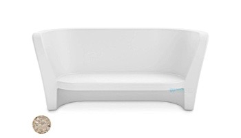 Ledge Lounger Affinity Collection Outdoor Loveseat | Sandstone | LL-AF-LS-SS