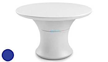 Ledge Lounger Affinity Collection 48" Round Outdoor Dining Table | White | LL-AF-DT-48RD-W