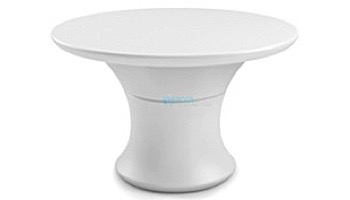 Ledge Lounger Affinity Collection 48" Round Outdoor Dining Table | Light Blue | LL-AF-DT-48RD-LB