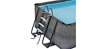 Summer Waves Elite Dark Wicker Round Metal Frame Pool Package | 18' Round 52" Tall | NB2132
