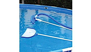 Summer Waves Elite Dark Wicker Round Metal Frame Pool Package | 18' Round 52" Tall | NB2132