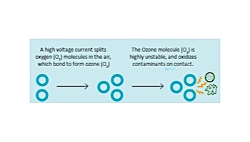 DEL OZONE MCD-250 High-Output Ozone System for Spas | 3,000 Gallons | 240V | Teal Sundance Cord | MCD-250RPSD2-U