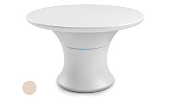 Ledge Lounger Affinity Collection 48" Round Outdoor Dining Table | Cloud | LL-AF-DT-48RD-CL