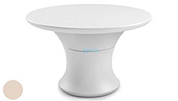 Ledge Lounger Affinity Collection 48" Round Outdoor Dining Table | Light Blue | LL-AF-DT-48RD-LB