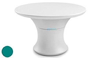 Ledge Lounger Affinity Collection 48" Round Outdoor Dining Table | Light Blue | LL-AF-DT-48RD-LB