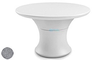 Ledge Lounger Affinity Collection 60" Round Outdoor Dining Table | White | LL-AF-DT-60RD-W