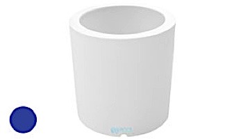 Ledge Lounger Affinity Collection Outdoor Round Planter | Small 23" W x 24" H | Granite Gray | LL-AF-P-24RD-GG