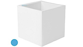Ledge Lounger Affinity Collection Outdoor Square Planter | Small 23" W x 24" H | Light BLue | LL-AF-P-24SQ-LB