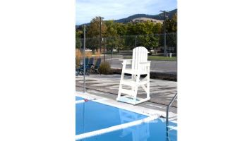 Spectrum Aquatics Mendota Portable Lifeguard Chair | 48" Inch | White | 45023