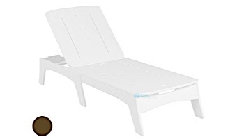 Ledge Lounger Mainstay Collection Chaise | Brown | LL-MS-C-BN