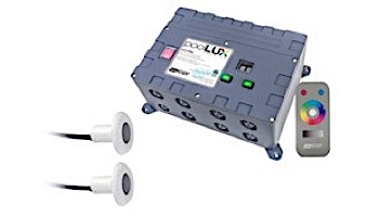 SR Smith PoolLUX Premier Lighting Control System with Remote | Includes 2 Kelo Light Kit | 2KE-PLX-PRM