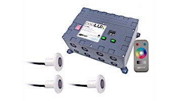 SR Smith PoolLUX Premier Lighting Control System with Remote | Includes 3 Kelo Light Kit | 3KE-PLX-PRM